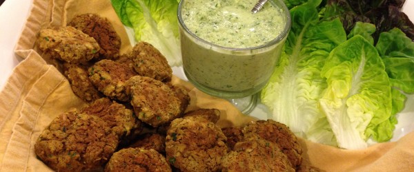 Fresh Falafel With Tahini Sauce