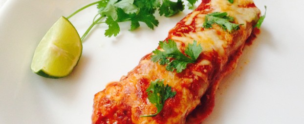 Potato Pinto Pepper Burritos With Choco-Cinnamon Chili