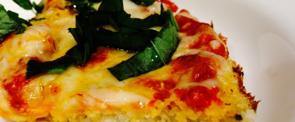 Herbed Cauliflower Crust Pizza