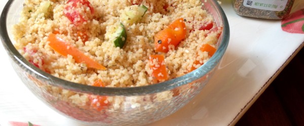 Celebrating USA: Spinach Basil Dip & Couscous Salad