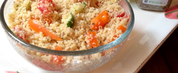 Celebrating USA: Spinach Basil Dip & Couscous Salad