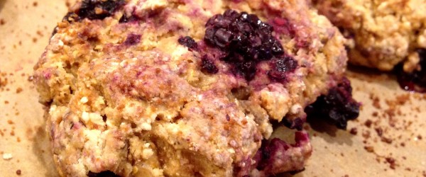 Wild Blackberry Lemon Zest Scones (& the Glycemic Index)