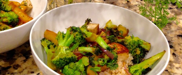 Soy Delish Stir Fry Veggie Rice Bowls (GMOs & Food, Inc. too!)