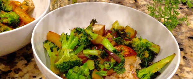Soy Delish Stir Fry Veggie Rice Bowls (GMOs & Food, Inc. too!)