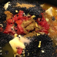 Slow Cooker: Autumn Black Lentil Masala Soup