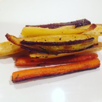 Roasted Maple Rosemary Carrot Fries