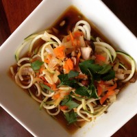 Ramen Zoodles In Mushroom Broth (+ Harvested Coriander Seeds)