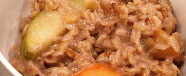 Apple Pie Oats With Maple Walnuts