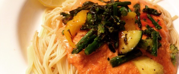 30 Minute Meal: Capellini Primavera Alla The Easiest Tastiest Pink Sauce