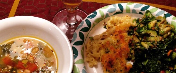 Stove Top or Slow Cooker: Tuscan White Bean & Swiss Chard Soup Two Ways